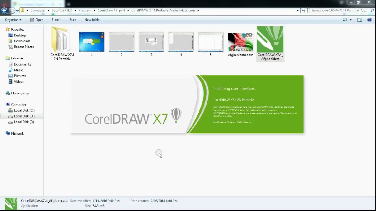 Corel draw x7 tidak bisa dibuka di windows 10